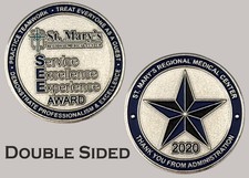 St. Mary's Medical Center 2020 Service Excellence Award Challenge Coin  J#31 picture