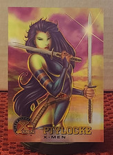 1995 Fleer Ultra X-Men Chromium Psylocke #10 picture