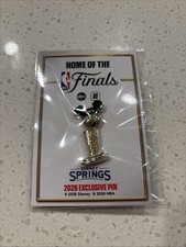 2026 Disney Springs NBA Finals Pin Larry O’Brien Trophy Mickey Ears Brand New picture