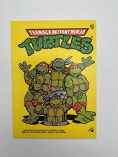 1989 Topps Teenage Mutant Ninja Turtles #10 Turtles Sticker picture