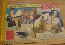 June Haver Basil Rathbone Seein' Stars Feg Murray Sunday 1940s color panel 5e picture