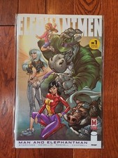 Elephantmen: Man and Elephantman 1:15 J Scott Campbell Variant RARE 2011 picture