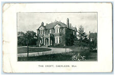 1911 Building of The Croft Caerleon Newport Wales Posted Antique Postcard picture