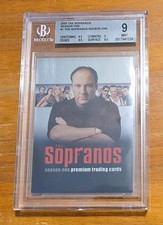 Inkworks 2005 The Sopranos Season One Premium Card #1 Tony Soprano BGS 9 picture