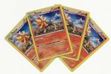 4 Pokemon PYROAR Holo Foil 20/106 RARE in SPANISH Flashfires x4 NM picture