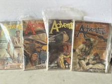 Lot of 4  Vintage Fantastic Adventures Sci-Fi Pulp Magazines 1930’s - Cover Art picture