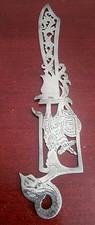 VINTAGE HANDMADE 925 STERLING SILVER FILIGREE LETTER OPENER picture