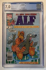 ALF #48 CGC 7.0 Newsstand Variant Marvel 1991 Controversial Seal Cover Rare picture