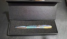 Brand New Rike Knife Titanium Tactical Pen Ink gold blue RK TR02-GB new in box  picture