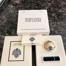 Estee Lauder White Linen 2003 25th Anniversary Compact for Solid Perfume - new picture