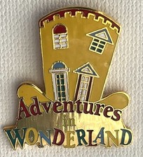 RARE 1992 Walt's Disney Classic Adventures In Wonderland Disney Channel Pin New picture