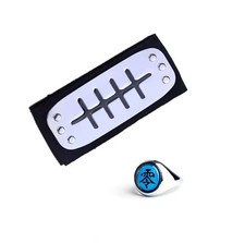 Pain Akatsuki Member's Ring And Headband Adjustable Size picture