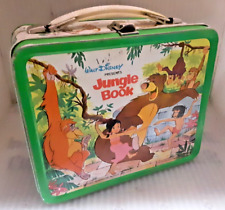 RARE 1968 Jungle Book Metal Lunch Box Walt Disney Cartoon Movie Vintage Lunchbox picture