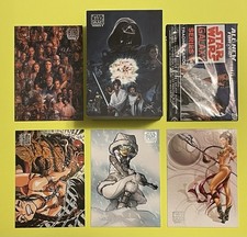 Star Wars Galaxy: Series 5 COMPLETE CARD SET 120 Cards 1-120 Topps 2010 Artwork picture