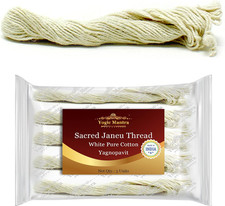 Janeu Thread Yagnopavit | 5 Pack | Pure Cotton Sacred Janoi Holy Threads | Upana picture