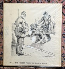 Jerry Doyle Original 1930s FDR New Deal Political Cartoon 18