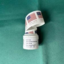 200 Count Roll of 2026 USPS For-ever Flag Stamps (Mint, Never Hinged) picture