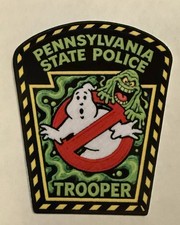 Pennsylvania State Police Patch Vinyl Sticker, 3in. Ghostbusters picture
