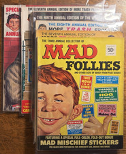 MAD Magazine Annuals Lot of 6 (3rd, 7th, 8th, 9th, 11th, 12th) picture
