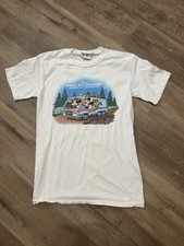 Vintage 90s Disney Fort Wilderness Resort Tee Shirt Mens Small Mickey RV Camper picture