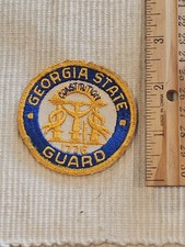WWII US Army Georgia State Guard Cut Edge Patch L@@K picture