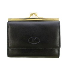 BALLY Mini Wallet Coin Case Black Trifold Women's Wallet (Ages 14+) picture