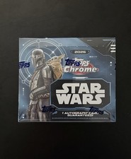 2026 TOPPS CHROME STAR WARS HOBBY BOX - BRAND NEW FACTORY SEALED -  ON HAND picture