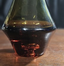 Vintage Finnish Glass Vase Model 1379  Designed By Erkkitapio Siiroinen 1960's picture