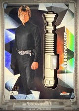 2018 Topps Finest Lightsaber Medallion 02/10 LM-LS8 Luke Skywalker Star Wars picture