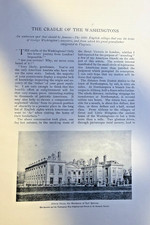1896 George Washington Family in England Althorp House Little Brington picture