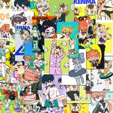 100pcs Cartoon Stickers Haikyuu Decoration Stickers Anime Decal Laptop Car picture