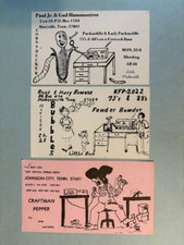 lot of 3 Vintage QSL Cards East Tennessee TN Madisonville Johnson City Maryville picture