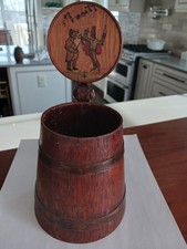 S11 Wooden Beer Stein Acorn Thumb Lift Heidelberg University 11th Commandment picture