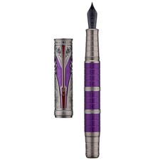 Hongdian D5S Fountain Pen EF/F/ M Nib & Converter Retro Qin Dynasty , Purple picture