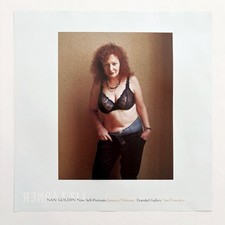 Nan Goldin, Nine Self-Portraits, Frankel Gallery, Art Exhibit Advertisement 2014 picture