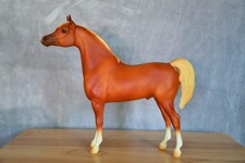 Vtg 90s Breyer Horse #933 Sundown Proud Arabian Stallion Flaxen Chestnut PAS picture