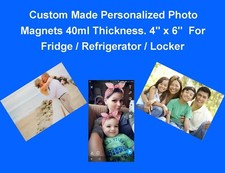 Thick Custom Made Personalized Photo Fridge / Refrigerator Magnet  picture