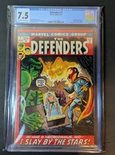 Marvel the Defenders #1 CGc 7.5 Off White To White Pages. picture