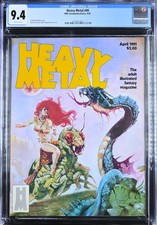 Heavy Metal #49 (April 1981) Richard Corben, Caza, White Pages CGC 9.4 picture