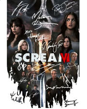 Jenna Ortega Scream 6 Movie Cast signed 8.5x11 Signed Photo Reprint picture