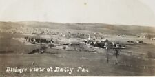 Postcard Real Photo Church Farms Birdseye View of Bally Pennsylvania 1910 picture
