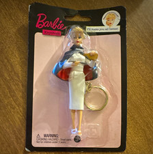 Rare my Favorite Career Nurse Barbie  Doll Keychain 2009 New in Package picture