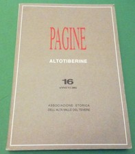 Pagine Altotiberine - No. 16 2002 Alta Valle Del Tevere Città Di Castello picture