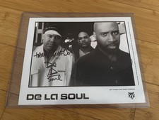 De La Soul Signed 8x10 Photo by Posdnuos Trugoy (RIP) Maseo Auto Hip Hop Rap picture