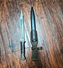 WW2 German K98 Bayonet Jos Corts Maker With Non Matching Scabbard And Frog picture
