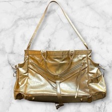 Botkier Trigger Clyde gold leather satchel/ shoulder bag. picture