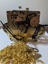 Vintage 1979 Jauch 61 500 German 8 Day Triple Chime Grandfather Clock Movement picture