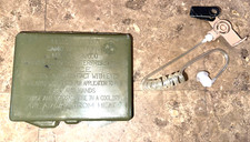 Rare Bobbie Weiner Military Camo Face Paint Compact & Secret Service Ear Piece picture