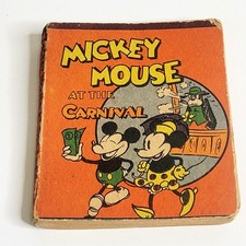 Vintage 1934 Mickey Mouse at the Carnival Whitman Walt Disney Little Book picture