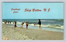 Ship Bottom NJ-New Jersey, General Greetings Beach Scene, Vintage Postcard picture